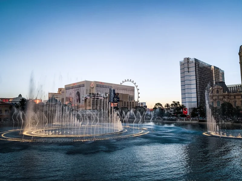 Fountain Show at Bellagio hotel, Las Vegas